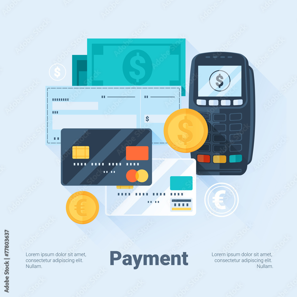 kort, kort-terminal og andre betalingsmetoder
